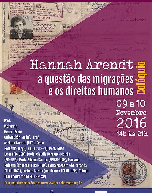 revistapazes.com - USP sedia colóquio gratuito sobre Hannah Arendt com certificado