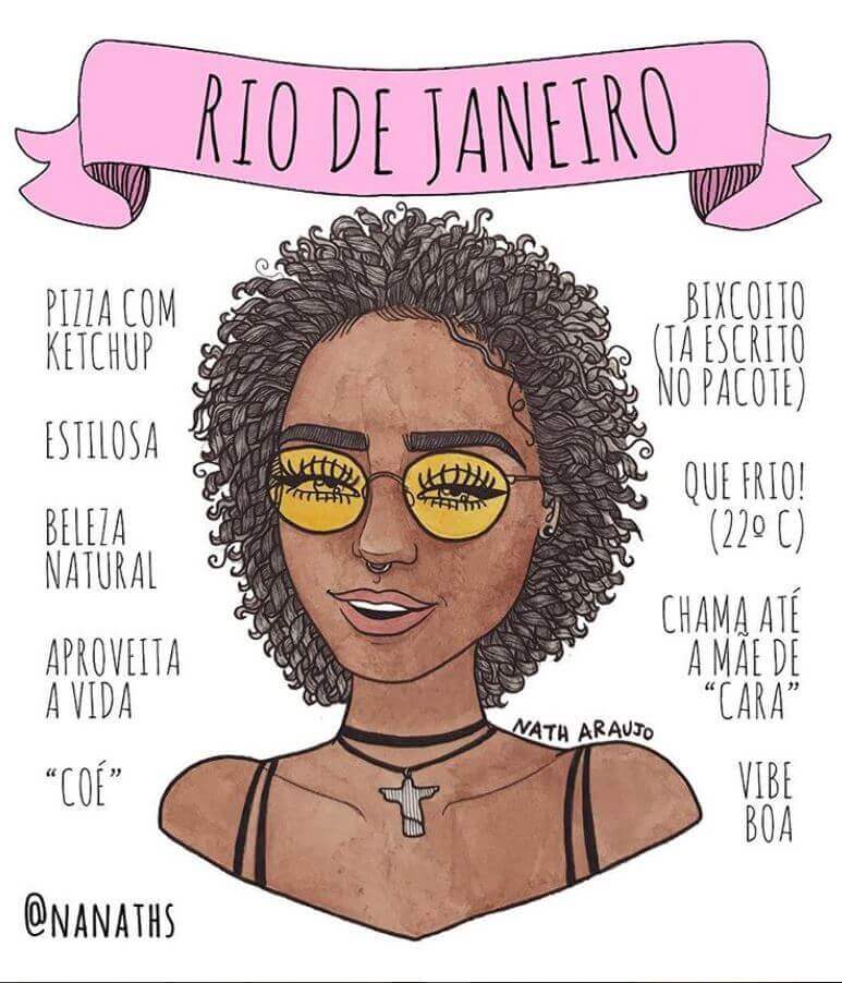 revistapazes.com - Ilustradora faz desenhos sensacionais das mulheres de cada estado do Brasil