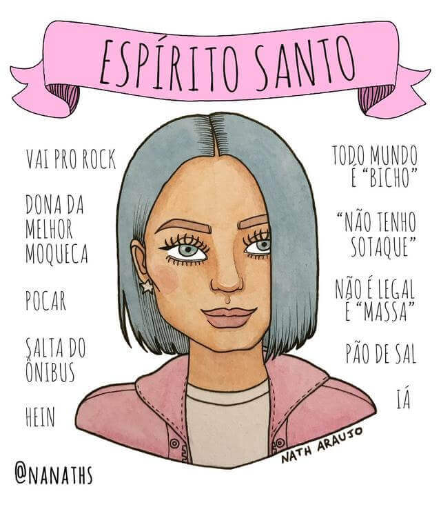 revistapazes.com - Ilustradora faz desenhos sensacionais das mulheres de cada estado do Brasil