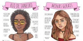 Ilustradora faz desenhos sensacionais das mulheres de cada estado do Brasil