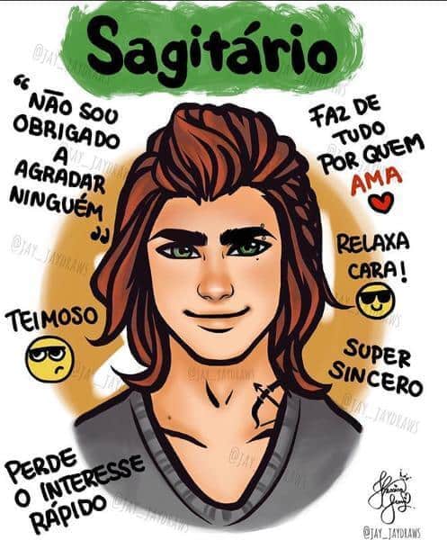 revistapazes.com - Ilustrações divertidas do homem de cada signo