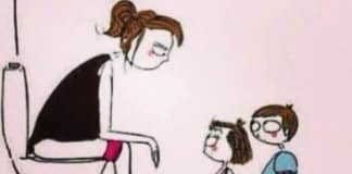 Intimidade: se você é mãe, não vai ter nem no banheiro