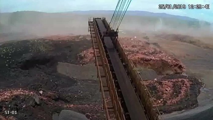 Vídeo mostra o exato momento em que a barragem de Brumadinho se rompe e o mundo se choca diante do que vê