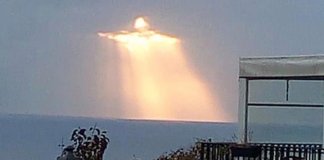 Internauta fotografa a imagem de Cristo entre as nuvens viraliza na internet