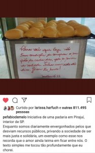 revistapazes.com - Padaria que doa pão a quem não pode pagar emociona Padre Fábio de Melo
