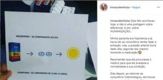 Dentista cria receita ilustrada para que paciente analfabeta não se confunda com os horários dos medicamentos
