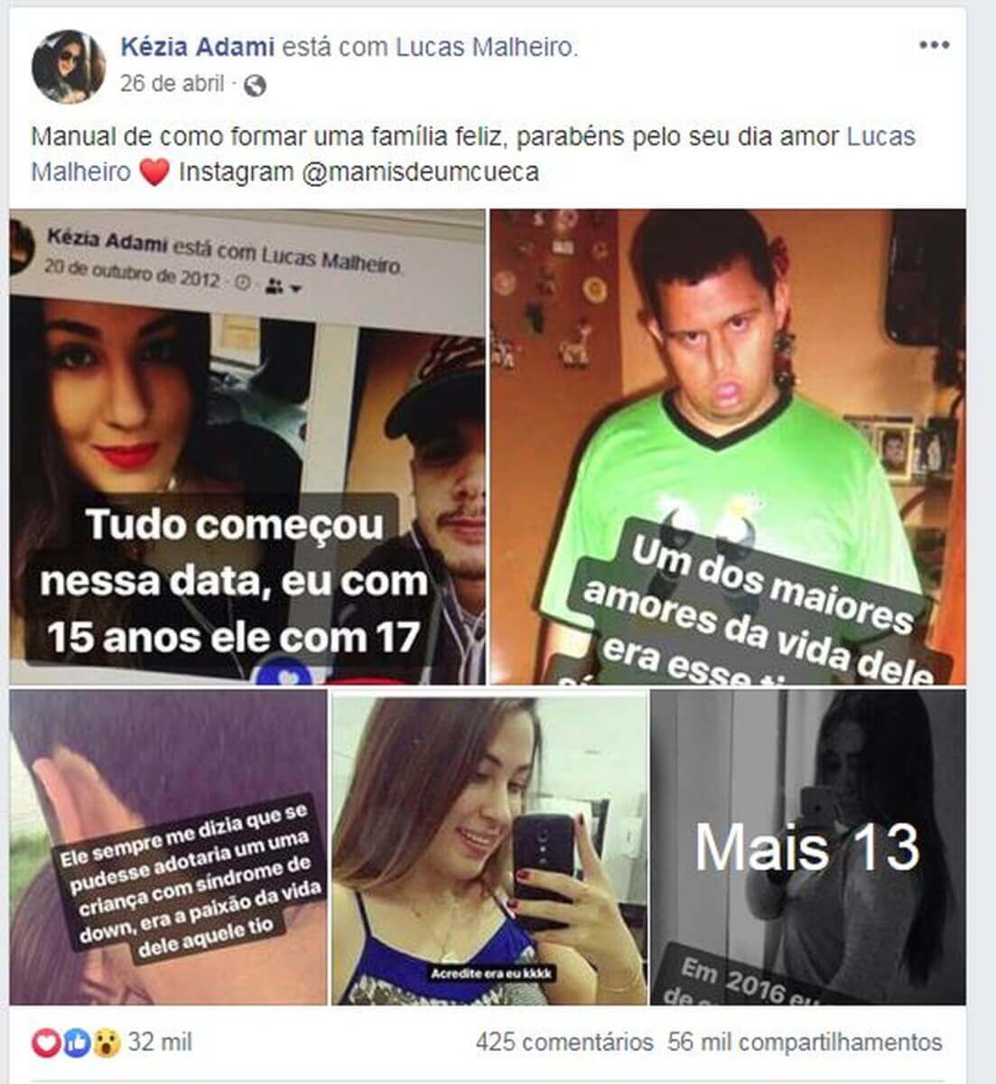 revistapazes.com - Jovem faz declaração para namorado que assumiu filho dela com Down e causa comoção na web