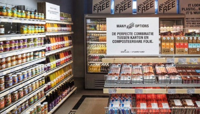 Holanda inaugura o primeiro corredor de supermercado sem plástico no mundo