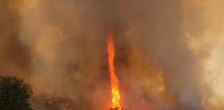 Redemoínho de FOGO é registrado, pela segunda vez, no interior de Goiás