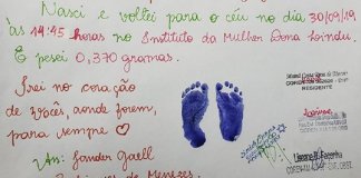 Equipe de enfermagem faz bilhete encantador a pais que perderam o bebê e emociona a internet