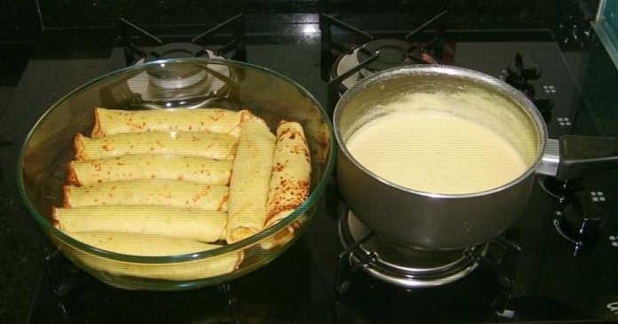 Panqueca! Essa massa de panqueca é deliciosa e muito rápida de se fazer