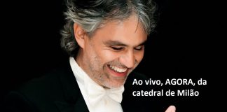 Aqui e AGORA: assista ao vivo apresentação Andrea Bocelli na catedral de Milão