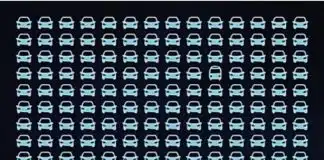 Você consegue encontrar o ônibus entre os carros na imagem DE DENTRO da matéria?