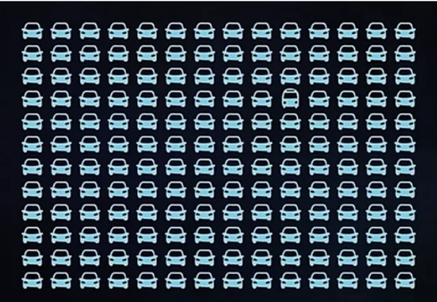 revistapazes.com - Você consegue encontrar o ônibus entre os carros na imagem DE DENTRO da matéria?