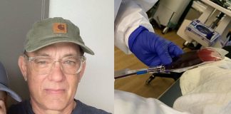 Tom Hanks e sua esposa doaram seu plasma para ajudar no combate à covid-19