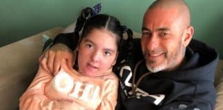 Filha de Henrique Fogaça, de 13 anos, fica de pé sozinha e emociona a internet