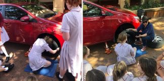 Na Austrália, as meninas aprendem manutenção de carros desde os 11 anos nas escolas