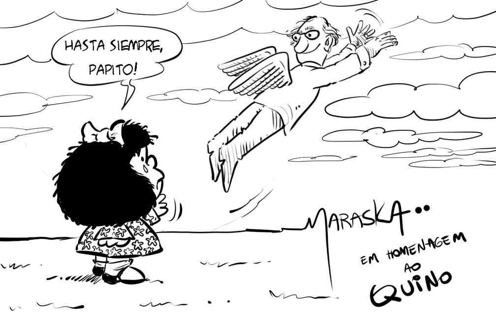 revistapazes.com - Cartunistas brasileiros homenageiam Quino, criador da Mafalda, falecido no útimo dia 30