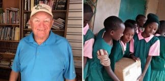 Ele voltou da África e sabia que tinha que fazer algo:  enviar livros aos mais pobres