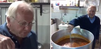 Chef de cozinha de 90 anos se dedica diariamente a cozinhar para pessoas carentes