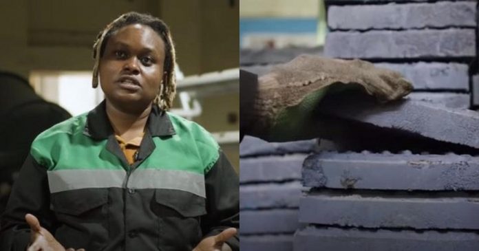 Queniana consegue transformar plástico em tijolos eficazes