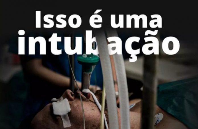 Governo do DF usa imagens de pacientes intubados em campanha de conscientização