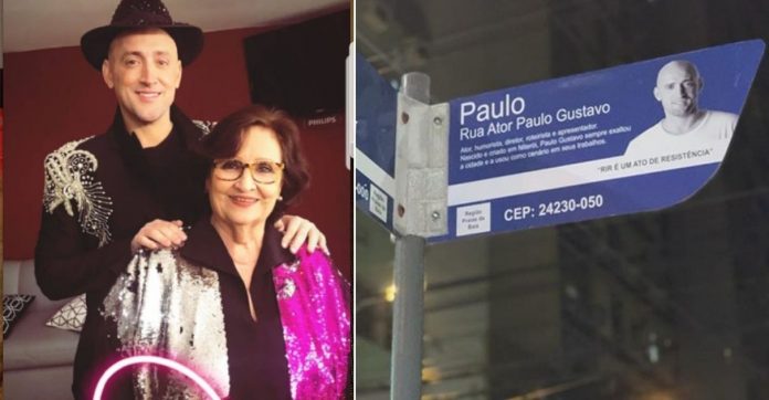 Niterói ‘cria’ Rua Ator Paulo Gustavo e instala 46 placas de homenagem ao artista; mãe comemora