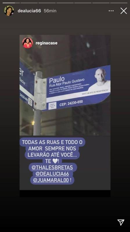 revistapazes.com - Niterói 'cria' Rua Ator Paulo Gustavo e instala 46 placas de homenagem ao artista; mãe comemora