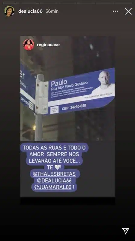 Niterói 'cria' Rua Ator Paulo Gustavo e instala 46 placas de homenagem ao artista; mãe comemora revistapazes.com - Niterói 'cria' Rua Ator Paulo Gustavo e instala 46 placas de homenagem ao artista; mãe comemora
