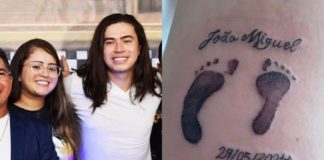 Irmã de Whindersson faz tatuagem em homenagem a João Miguel