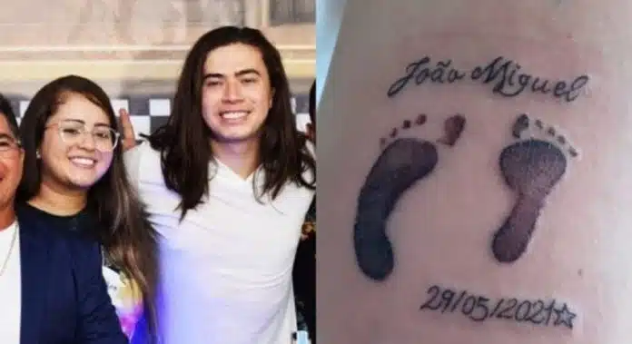 Irmã de Whindersson faz tatuagem em homenagem a João Miguel