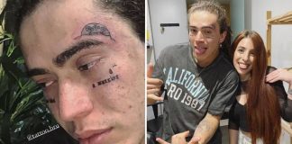 Whindersson aparece com novas tatuagens no rosto e fãs se preocupam: “Olhar muito triste”