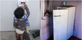 Garotinho de 2 anos se salva de incêndio após se esconder dentro de geladeira em Cuiabá