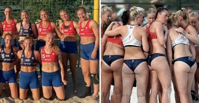 Jogadoras do handebol de praia da Noruega são multadas por não aceitar uniforme biquíni