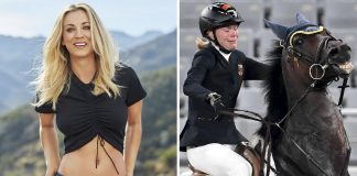 “Diga-me um preço”: Kaley Cuoco ofereceu-se para comprar o cavalo maltratado nas Olimpíadas