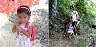 Menina de 5 anos guia o pai até o trabalho todos os dias na China: ‘São os olhos dele’