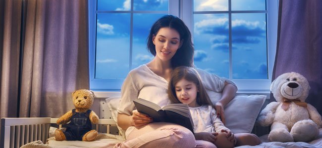 revistapazes.com - Na hora de dormir, faça seu filho pegar no sono com o auxílio de um livro, e não a televisão