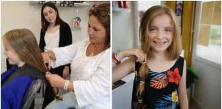 Menina de 12 anos doa 30 centímetros de seu cabelo para apoiar mãe com câncer