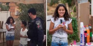 Policiais fazem vaquinha para comprar celular novo à menina vítima de assalto
