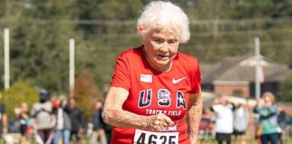 Idosa de 105 anos bate recorde no atletismo e prova que idade é só um número