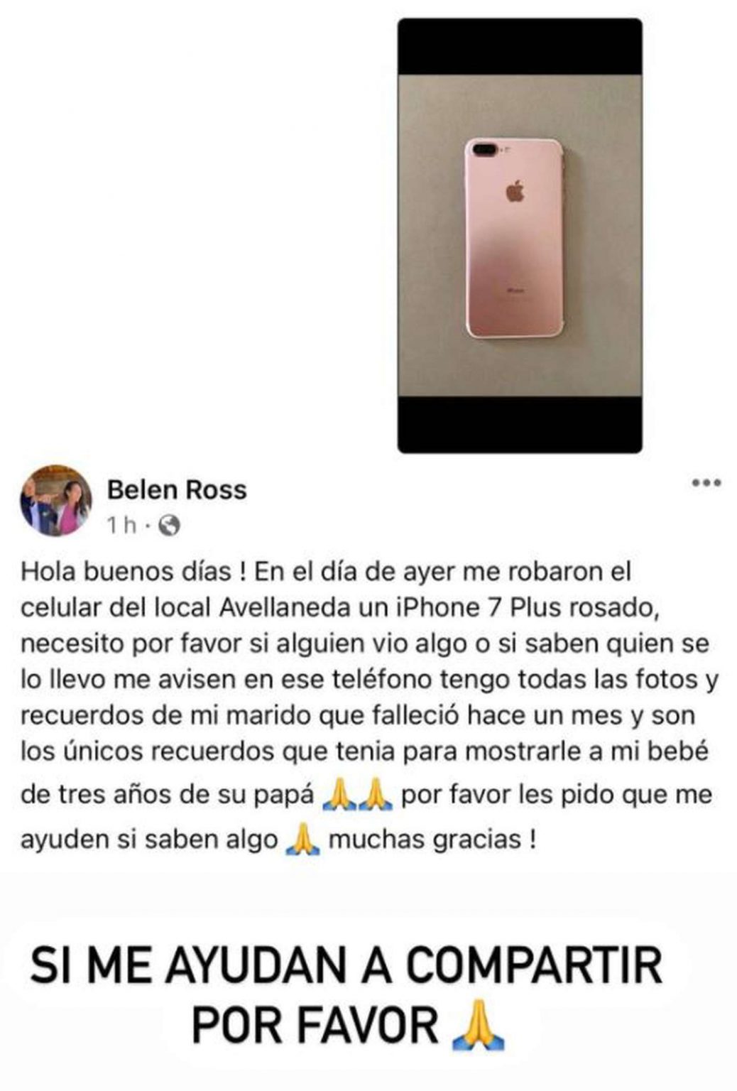 revistapazes.com - Mulher recupera telefone roubado cheio de fotos de seu falecido marido graças a ajuda de boa samaritana