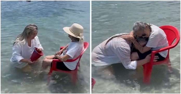 Neta realiza sonho da avó de 94 anos ao levá-la ao mar pela primeira vez [VIDEO]