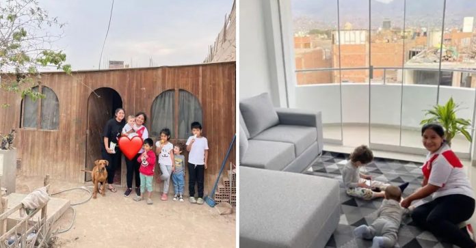 Jogador de futebol compra apartamento para babá de seus filhos que morava em casa precária