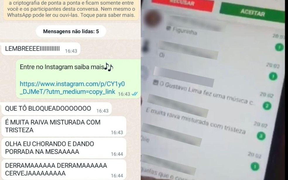 revistapazes.com - Empresário tem número de celular 'vazado' em música de Gusttavo Lima e aproveita para promover corrente solidária