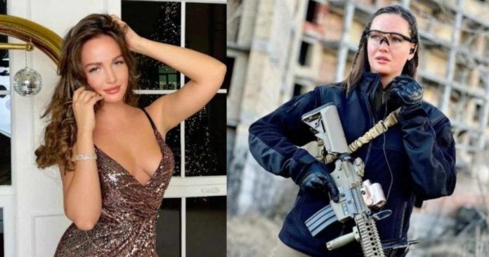 Ex-miss Ucrânia abre mão das passarelas e se junta à resistência civil armada contra a Rússia