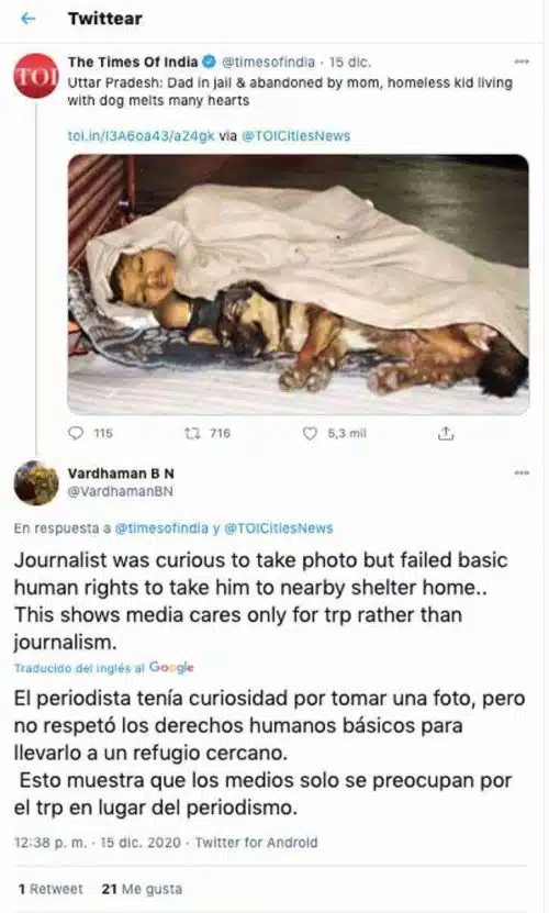 revistapazes.com - Menino sem-teto sobreviveu por anos nas ruas da &Iacute;ndia ao lado de seu fiel cachorrinho