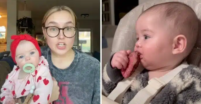 11-bebe-comecarne-peligro-asfrixia-6meses-madre-amor-hierro-medico-salud Mãe alimenta bebê de 6 meses com bife quase cru e recebe enxurrada de críticas nas redes sociais