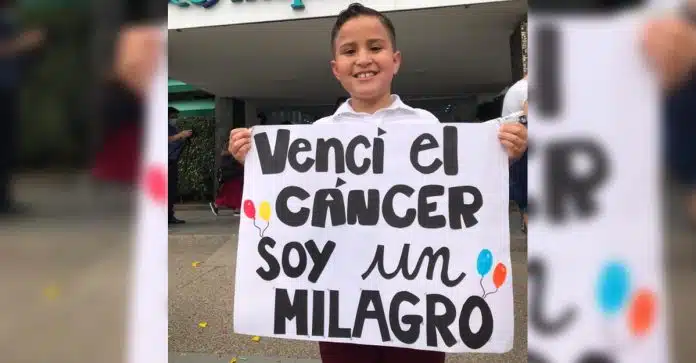 nino-cancer-vencio “Eu venci o câncer, sou um milagre”: ele vence sua doença e sai do hospital radiante