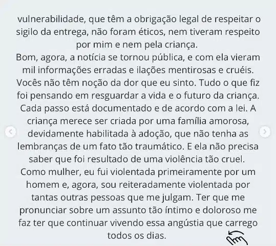 Atriz Klara Castanho publica carta aberta e conta o que a fez entregar o filho para adoção revistapazes.com - Atriz Klara Castanho publica carta aberta e conta o que a fez entregar o filho para adoção