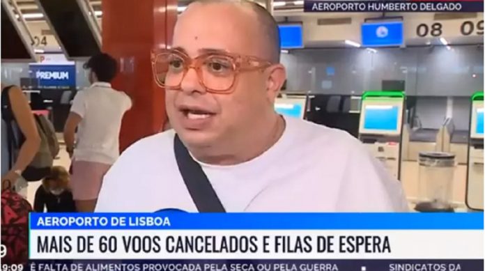 Brasileiro viraliza por vídeo em aeroporto de Lisboa: “mesma cueca faz 6 dias”